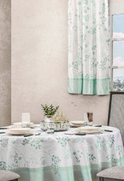 Juego de Cortinas Flora Menta