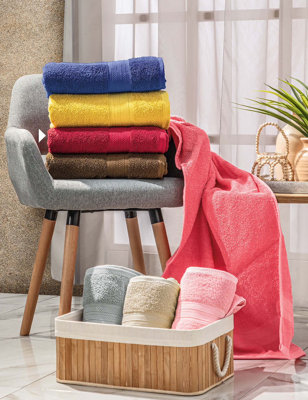 Juego de 2 Toallas Americana Vino